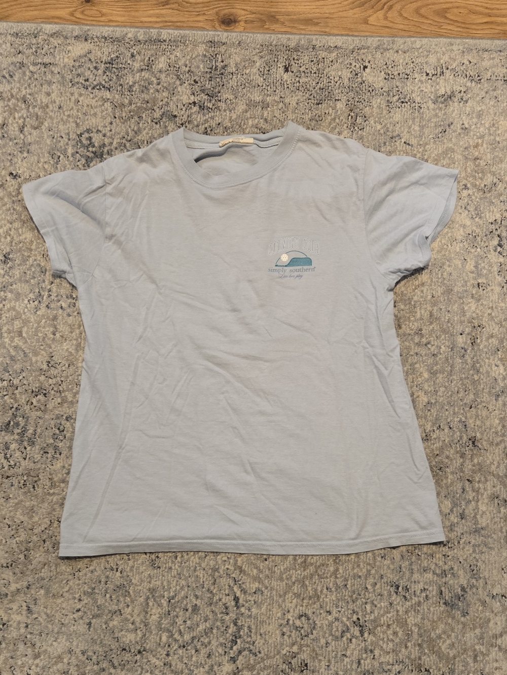 Light Blue Women's Swim T-Shirt - Simply Southern